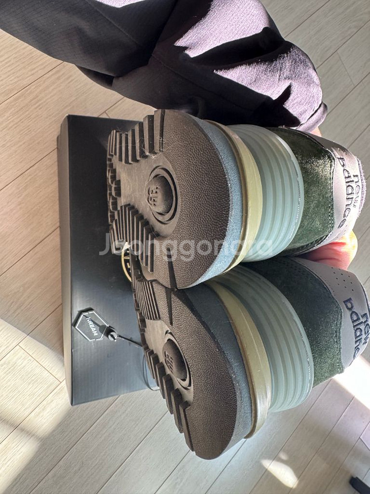 뉴발란스 574 스톤아일랜드 레거시 그린--2