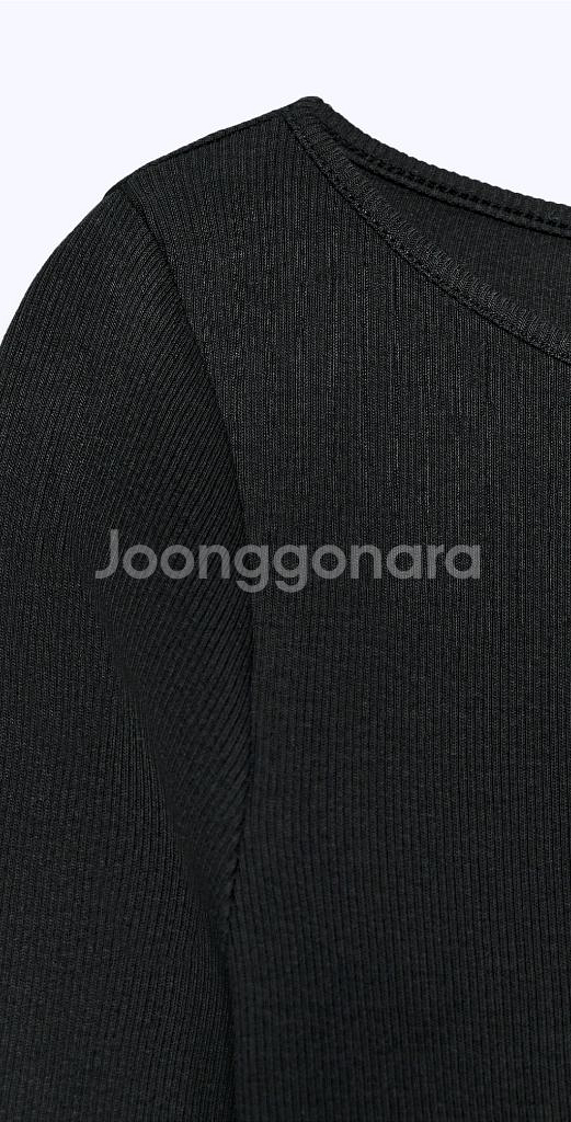 [새상품,50프로할인] 자라 보트넥 코튼 티셔츠--7