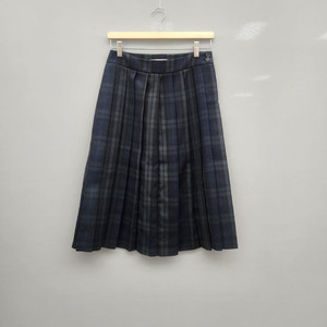 스튜디오 톰보이 체크 플리츠 스커트