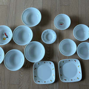 코렐 식기 세트 14P