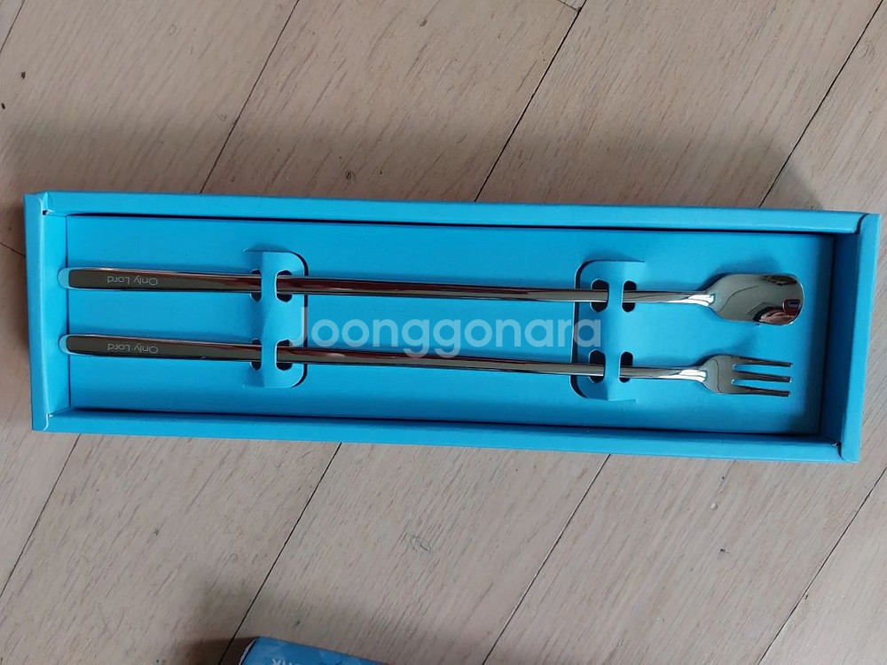 새제품 미사용 롱수저 포크셋트 티스푼 냉커피 원두 커--1