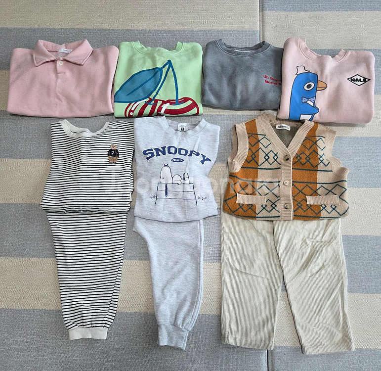 여아 95 브랜드 의류 세트--0