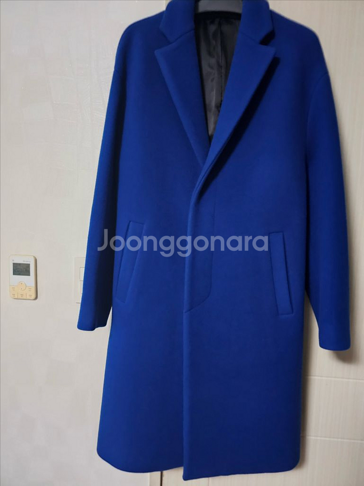 시스템옴므 코발트블루 코트 95 사이즈--0