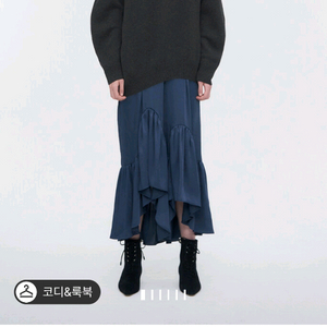 타임 캐시미어 언밸런스 니트