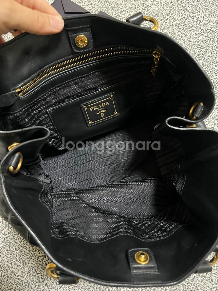 정품 프라다 토트백 숄더백 여자 가방--3