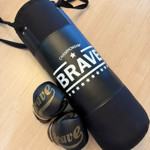 브레이브 샌드백 8kg + 브레이브 글러브