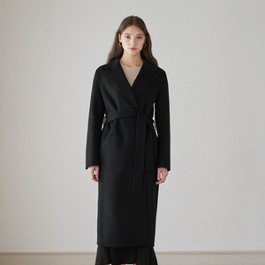 나는꽃 아이오네 핸드메이드 코트 블랙