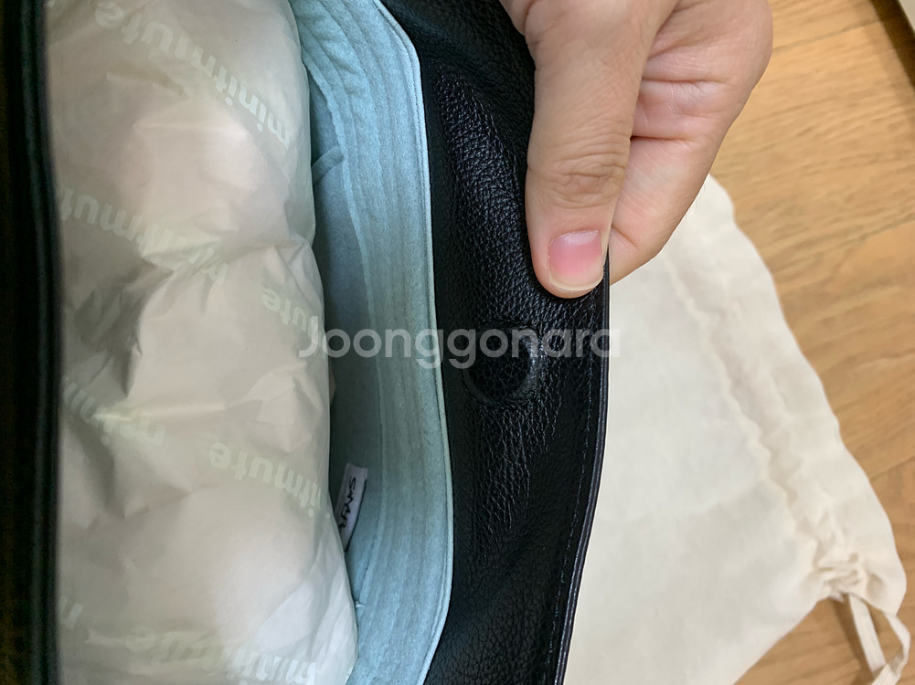 [1회사용]미닛뮤트 토보백 블랙+사몰가 이너백--6