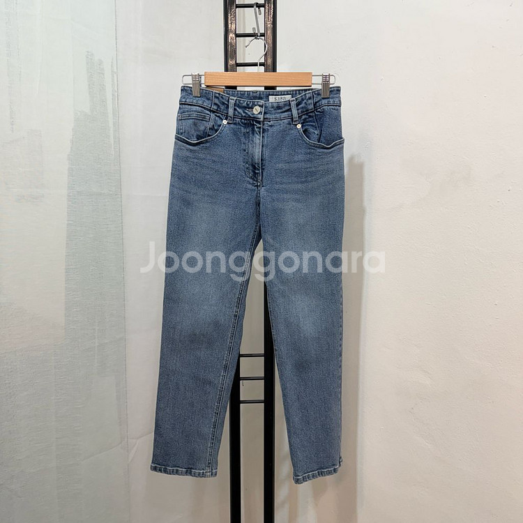 (61-90)한섬 sjsj스판데님 청바지 중청바지 3767--0