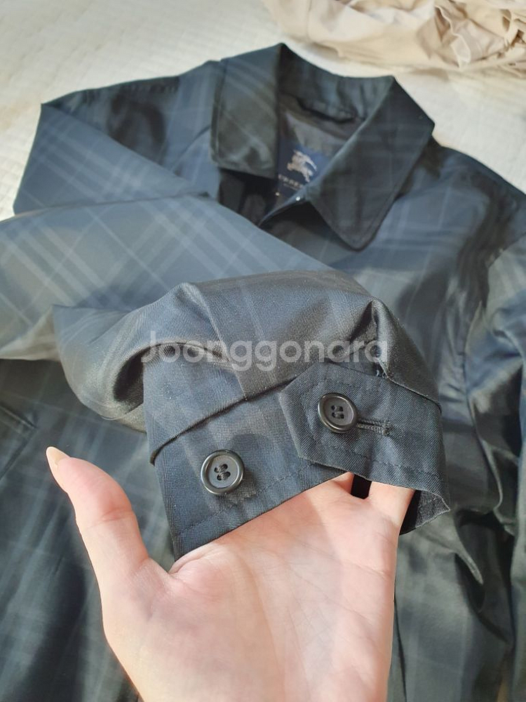 버버리 런던 노바체크 스윙톱 자켓 L--3