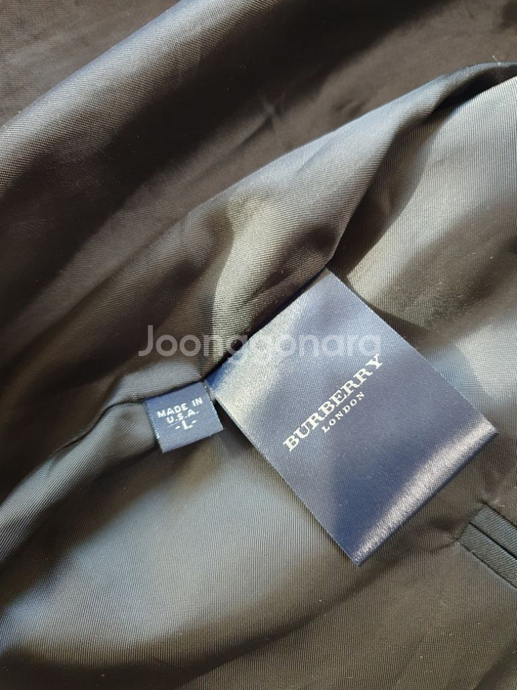 버버리 런던 노바체크 스윙톱 자켓 L--6