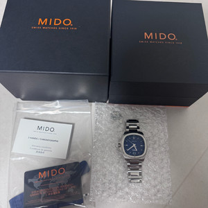 미도 멀티포트 TV 빅 데이트(오토) 40mm 블루 판매합니다