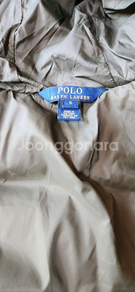 폴로 키즈 롱패딩 푸퍼 5Y 택포--4