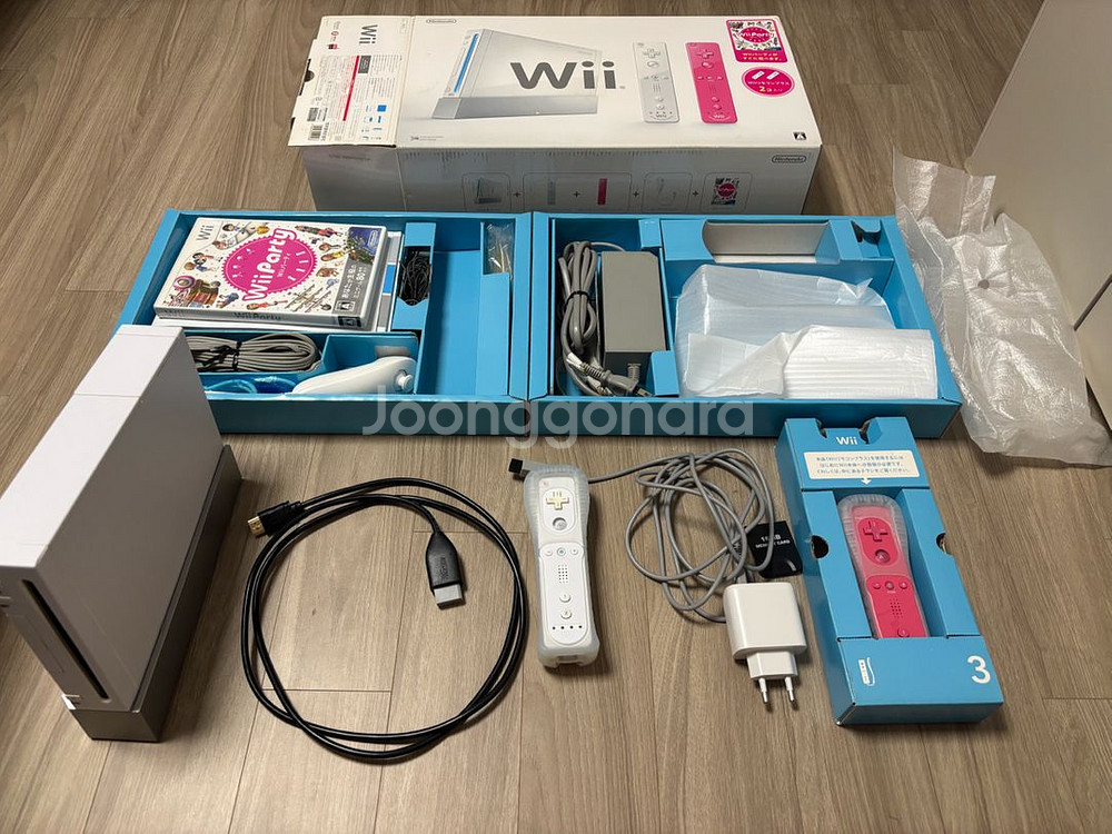 닌텐도 Wii 일판 순정 위파티 2인 셋(A-~B+급)--1