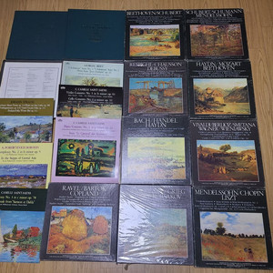 인터코드사(서라벌 레코드) 클래식 LP 전집(60장) + 해설서2권 + 서비스 기타LP4장