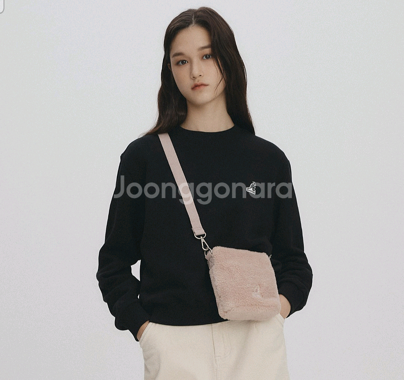 캉골 비숑 미니 크로스백 아이보리--1