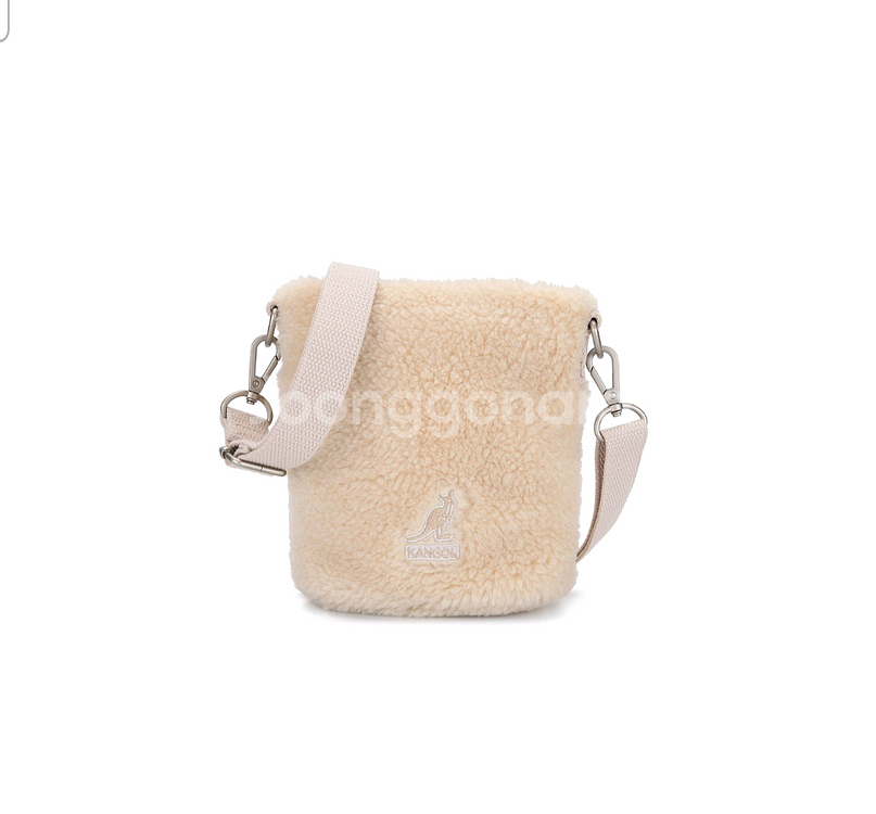 캉골 비숑 미니 크로스백 아이보리--0