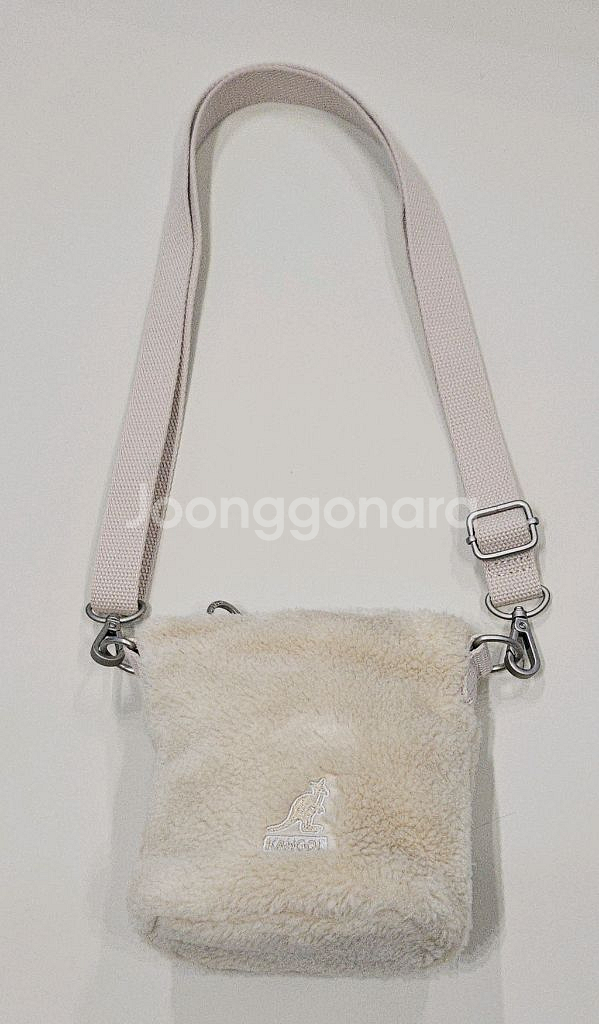 캉골 비숑 미니 크로스백 아이보리--4