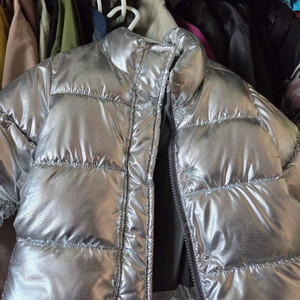 자라 실버패딩 12-18