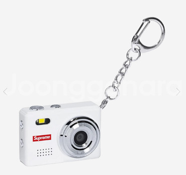 슈프림 디지털 카메라 키체인 화이트--0