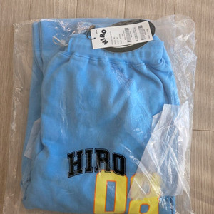 히로 캠퍼스 배색 조거팬츠 150