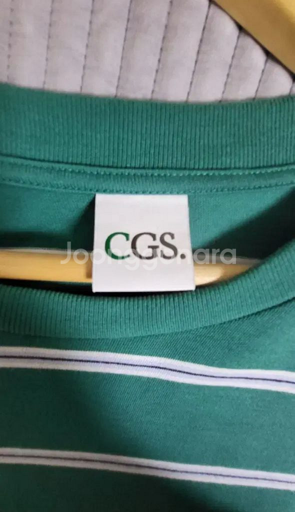 (20%타임세일) 민희진 티셔츠 정품 캘리포니아 제너럴 스토어 [뉴진스] 오가닉 코튼 스트라이프 맨투맨--2