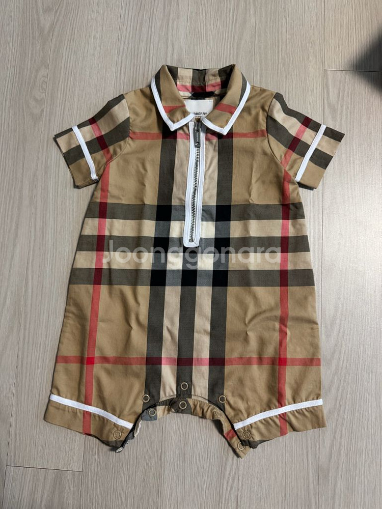 버버리 베이비 바디수트 6M--0