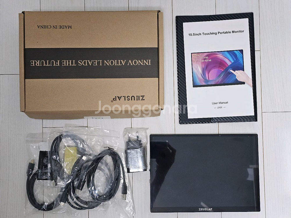제우스랩 z10t 터치 포터블 모니터 판매합니다--0