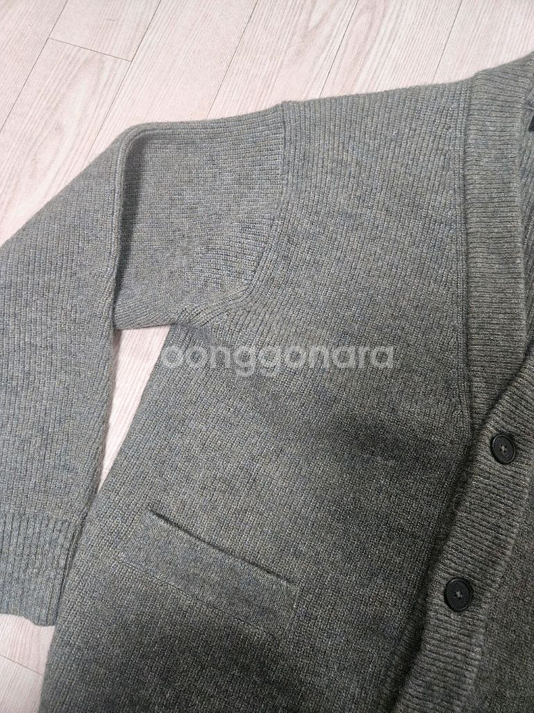 타임옴므 알파카 블렌드 가디건 팝니다--4