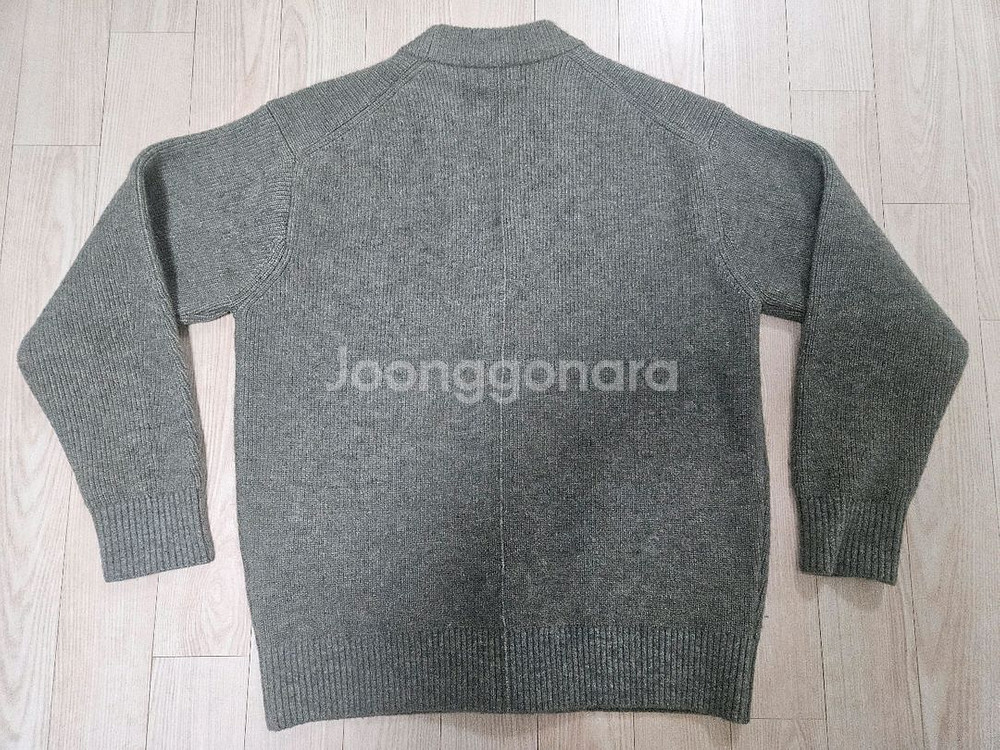 타임옴므 알파카 블렌드 가디건 팝니다--5