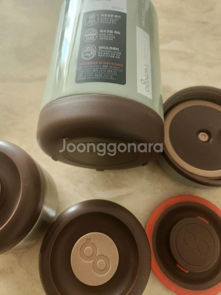 미사용)트윙고 보온도시락 찬통세트~ 택포--9