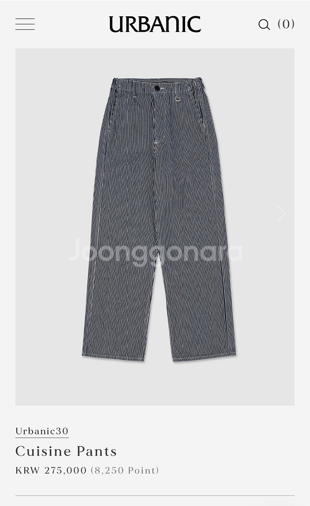 얼바닉30 퀴진팬츠M--0