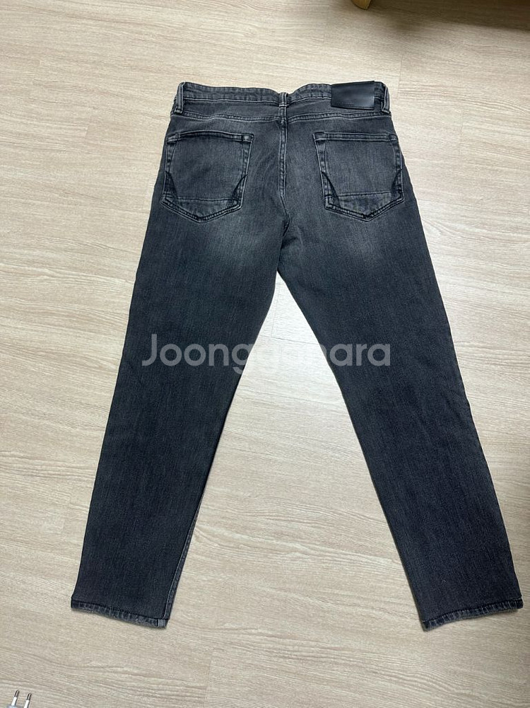 올세인츠 흑청 슬림핏 데님 팬츠--1