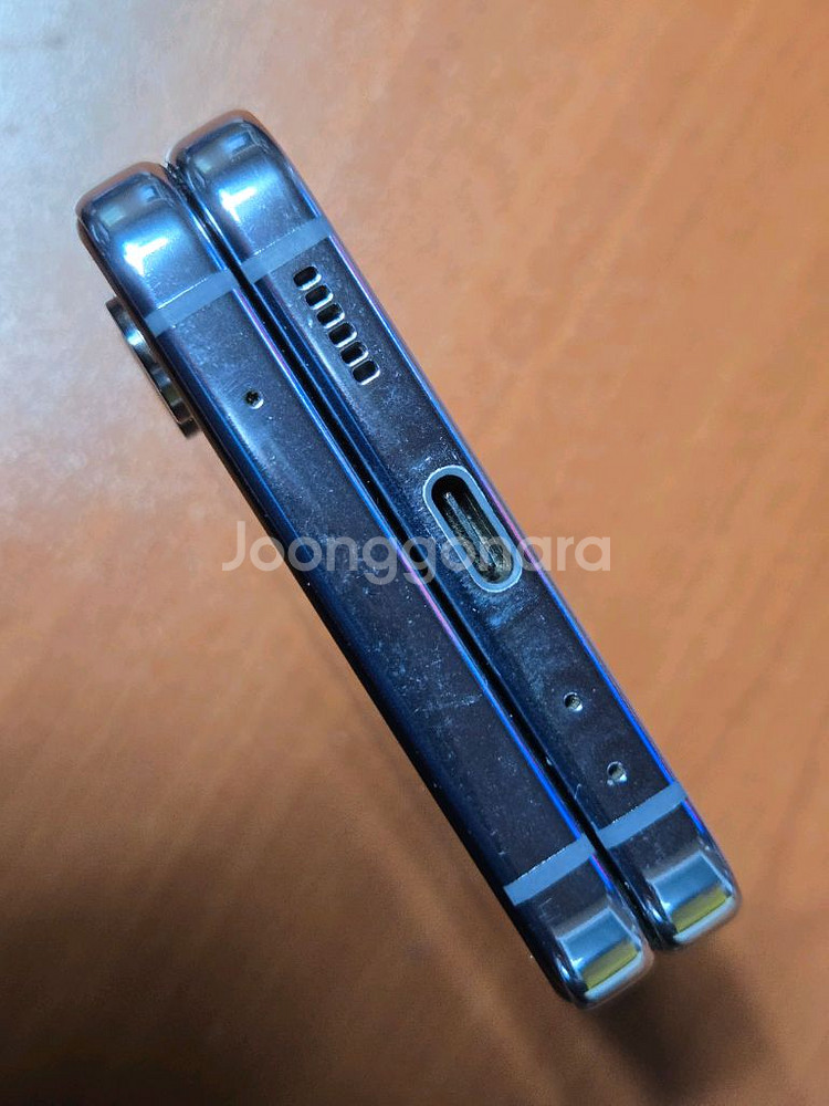 갤럭시 Z플립4 256G 블루 / SKT--4