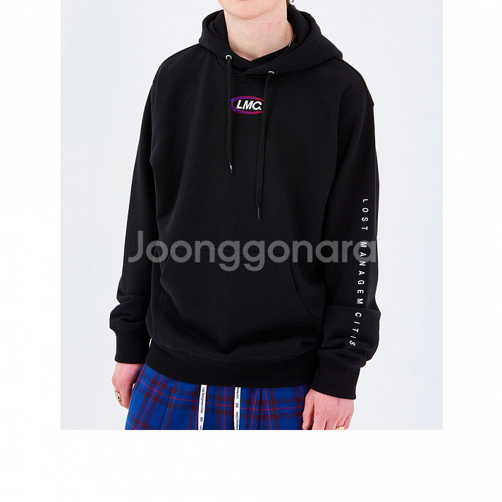 [새상품] LMC GLOW EMB HOODIE black / 엘엠씨 후드티 검정색 검은색 블랙 로고 자수 빈티지--5