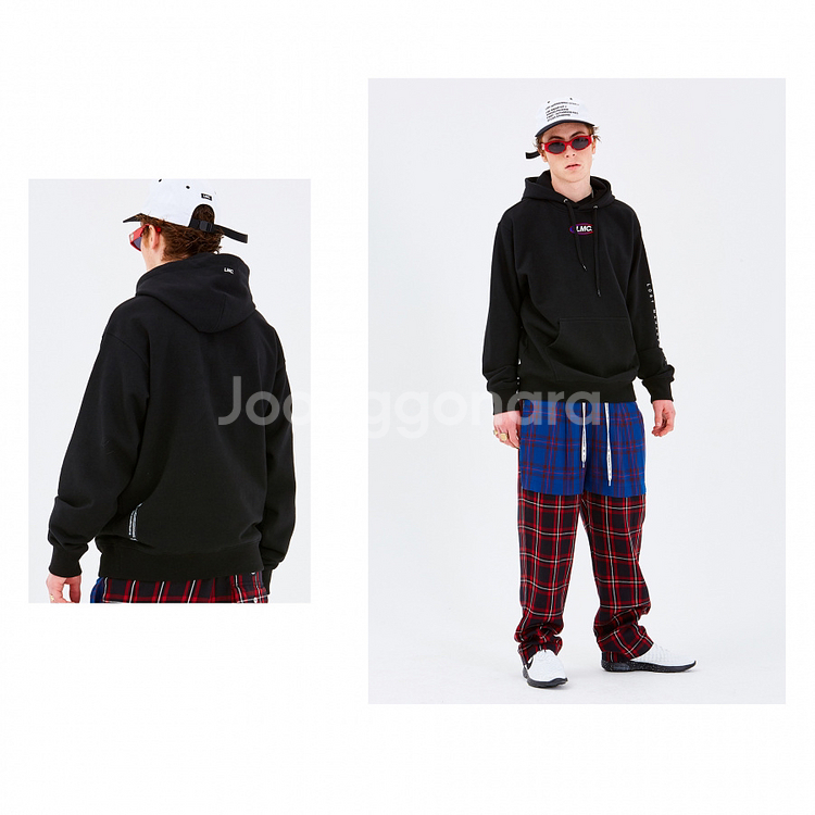 [새상품] LMC GLOW EMB HOODIE black / 엘엠씨 후드티 검정색 검은색 블랙 로고 자수 빈티지--6