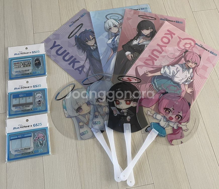 블루아카이브 GS경품+특별 매장 굿즈--0