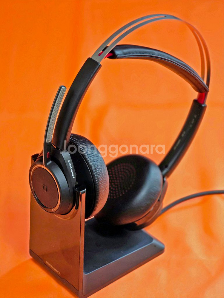 플랜트로닉스 보이저 포커스UC 블루투스헤드셋 충전스탠드--0