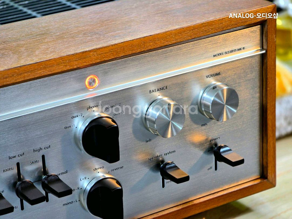 럭스만 SQ38FD MKII 고급 진공관 인티앰프ㅡ민트--4