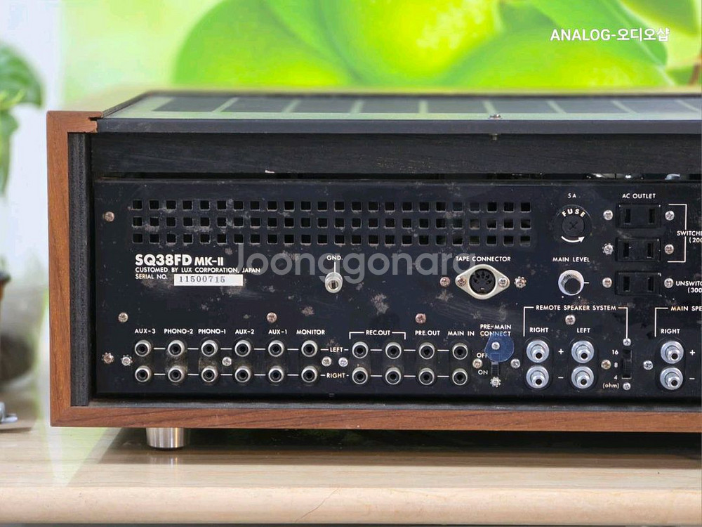 럭스만 SQ38FD MKII 고급 진공관 인티앰프ㅡ민트--7