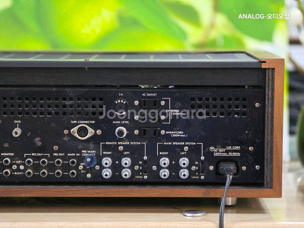 럭스만 SQ38FD MKII 고급 진공관 인티앰프ㅡ민트--8