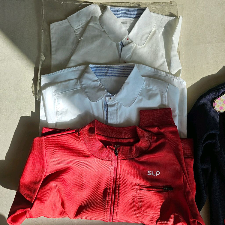 여학생 교복 세트 (코트+조끼+치마)--2