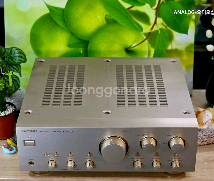 산수이 고급 인티앰프 AU-a607XR ㅡ박스신동품ㅡ--6