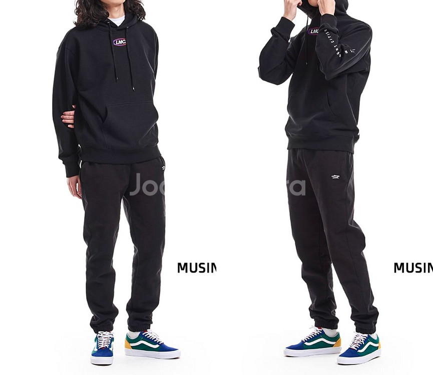 [새상품] LMC GLOW EMB HOODIE black / 엘엠씨 후드티 검정색 검은색 블랙 로고 자수 빈티지--9