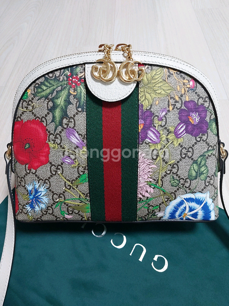 (정품)구찌 오피디아 플로라 돔 스몰 크로스백 499621--1