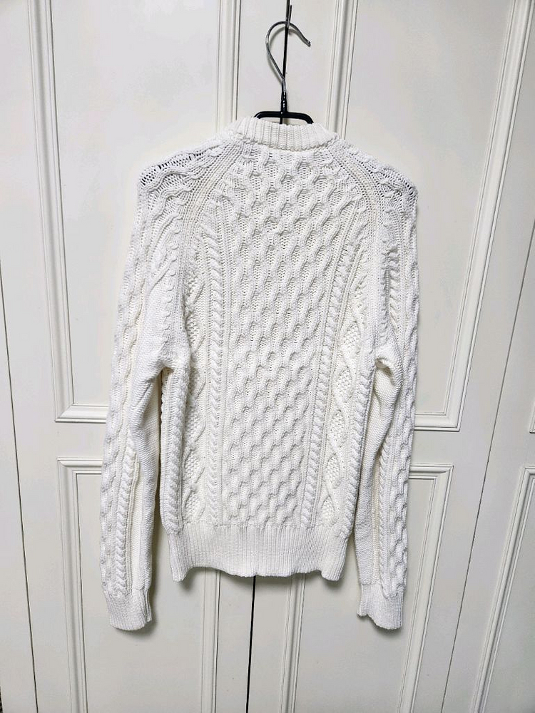 XS(90)라코스테 라이브 여성 케이블 니트 스웨터--1