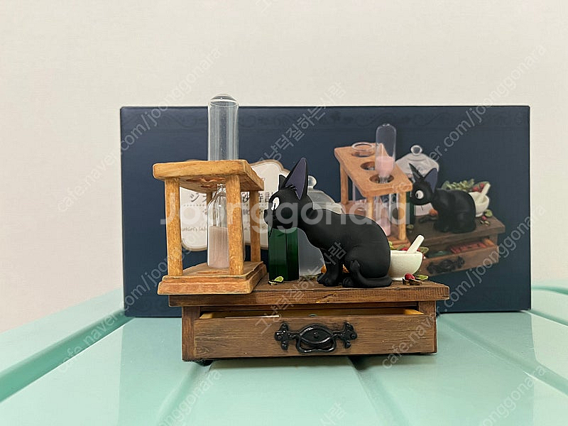 지브리 마녀배달부키키 지지 모래시계 디오라마--0