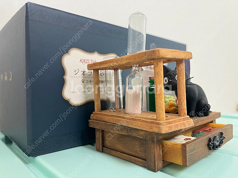 지브리 마녀배달부키키 지지 모래시계 디오라마--1