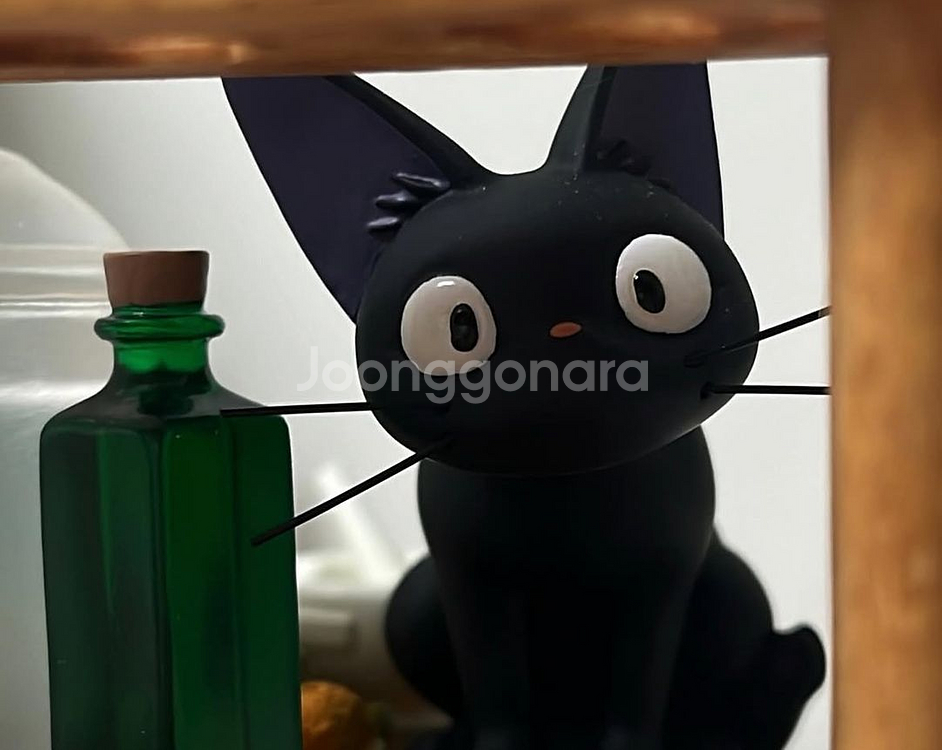 지브리 마녀배달부키키 지지 모래시계 디오라마--2