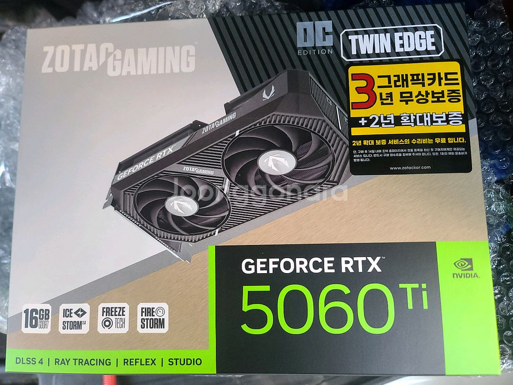 미개봉 ZOTAC RTX 5060 Ti Twin Edge OC 16GB--0